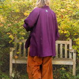 The Good Life Shirt in Fig linen
