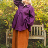 The Good Life Shirt in Fig linen