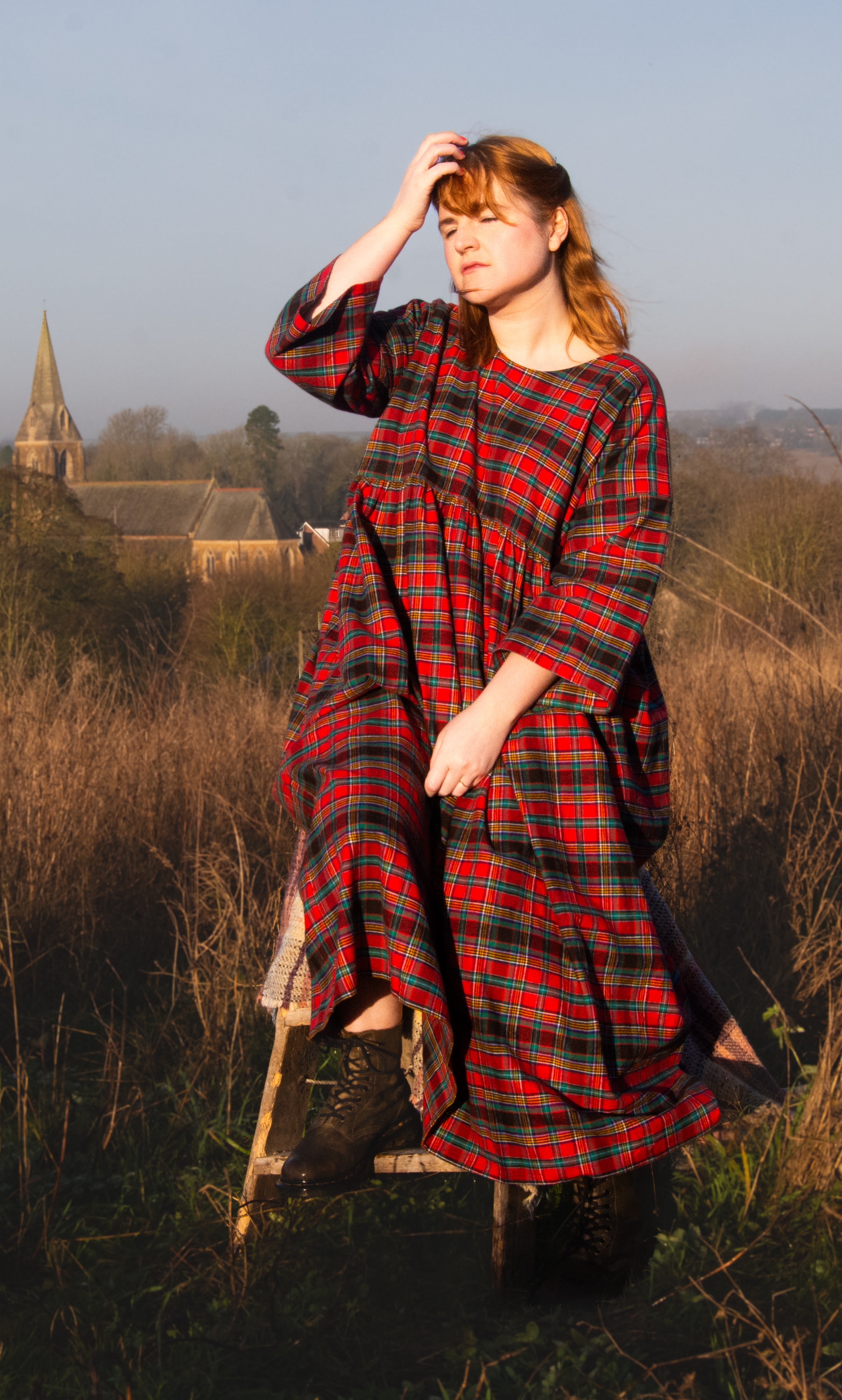 The Everything Dress in Red Tartan - House of Flint