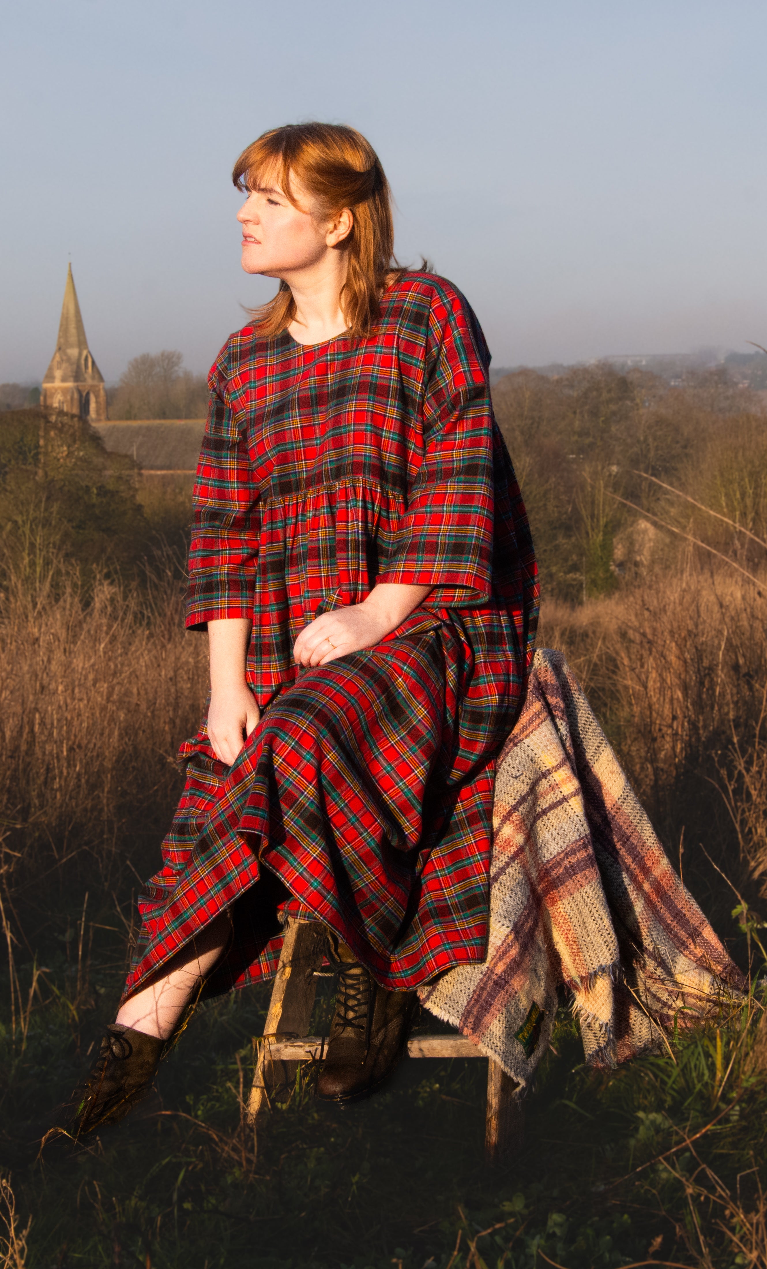 The Everything Dress in Red Tartan - House of Flint