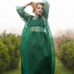 The Everything Dress in Forest Green Silk Organza - House of Flint