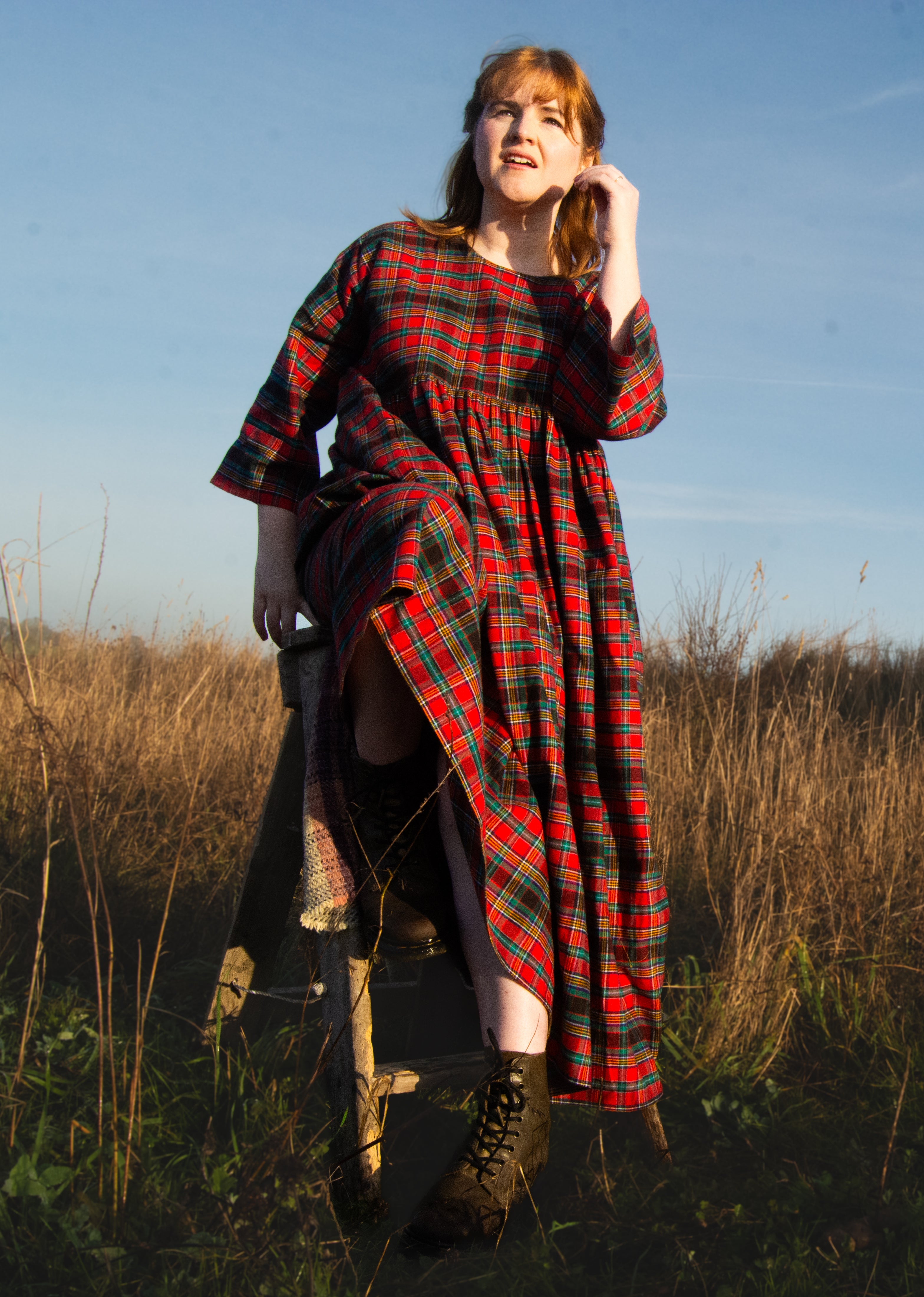 The Everything Dress in Red Tartan - House of Flint