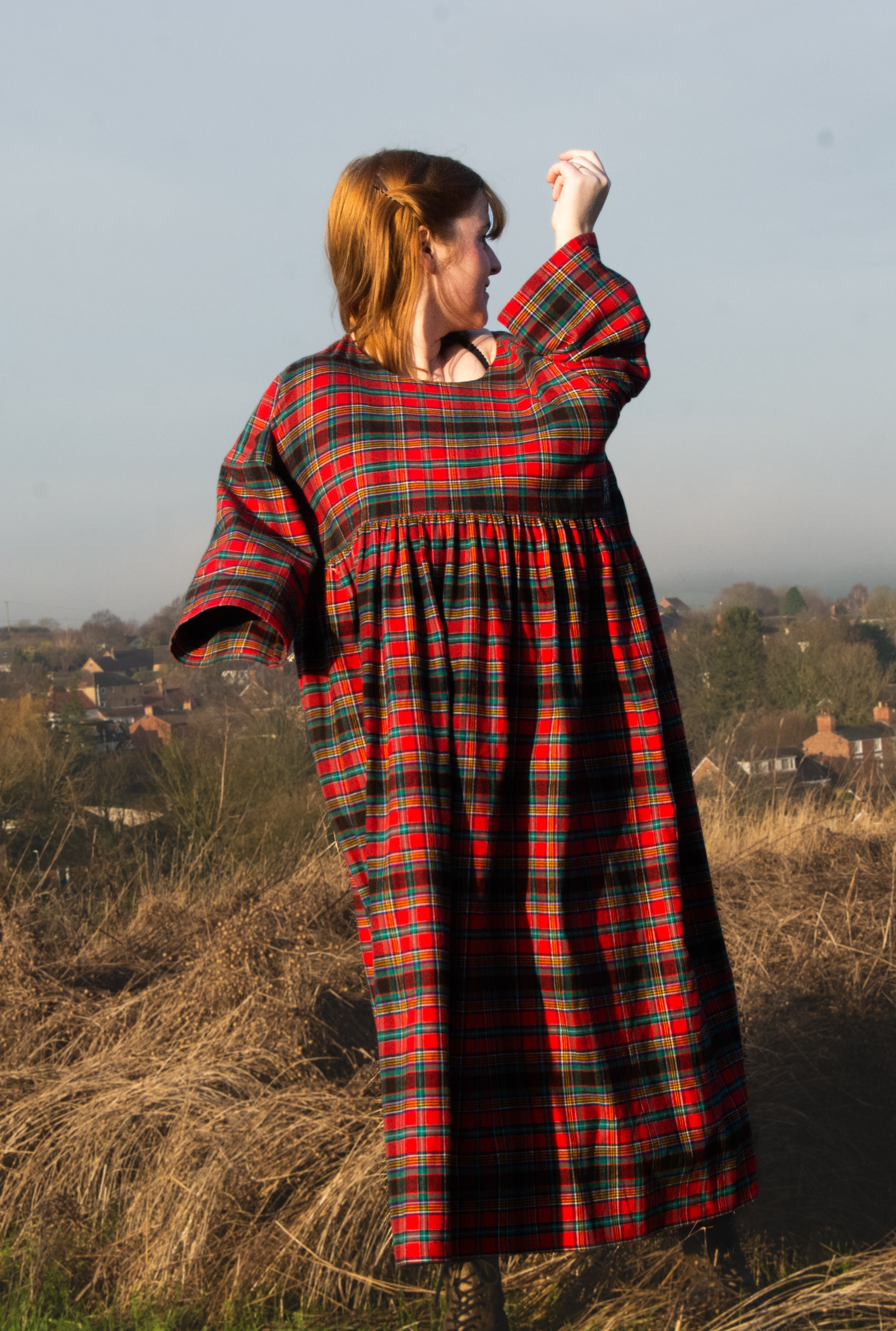 The Everything Dress in Red Tartan - House of Flint