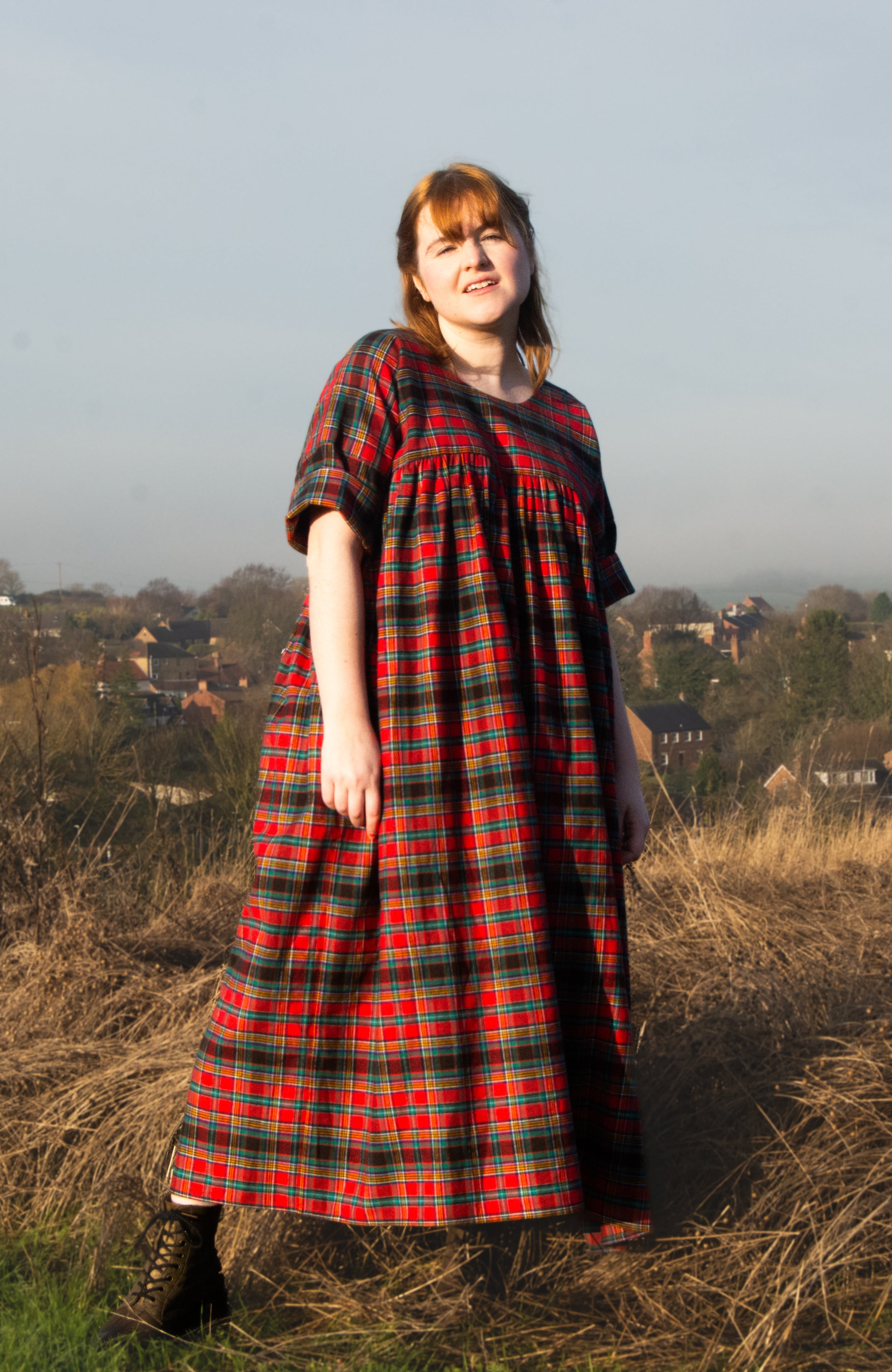 The Everything Dress in Red Tartan - House of Flint