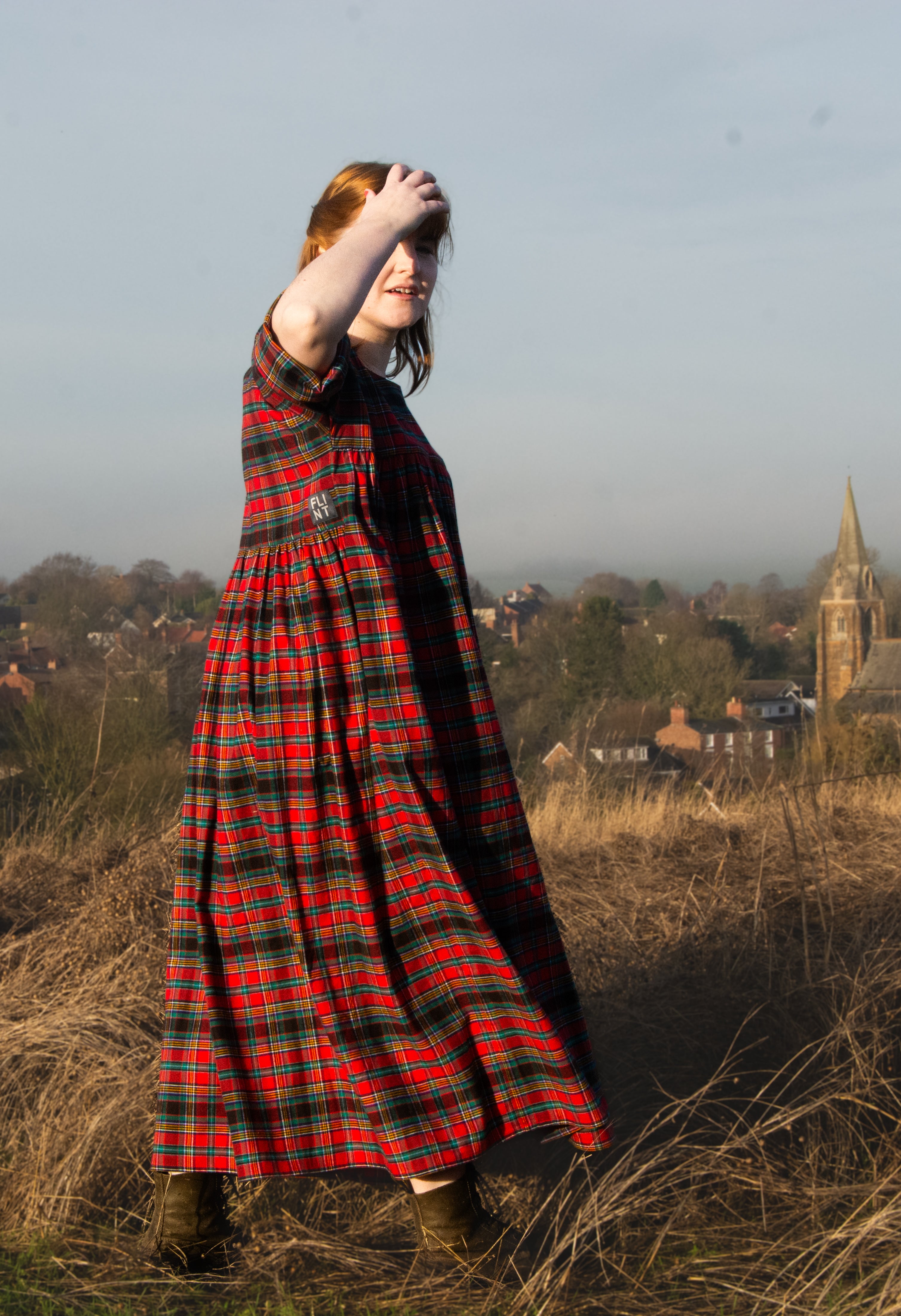 The Everything Dress in Red Tartan - House of Flint