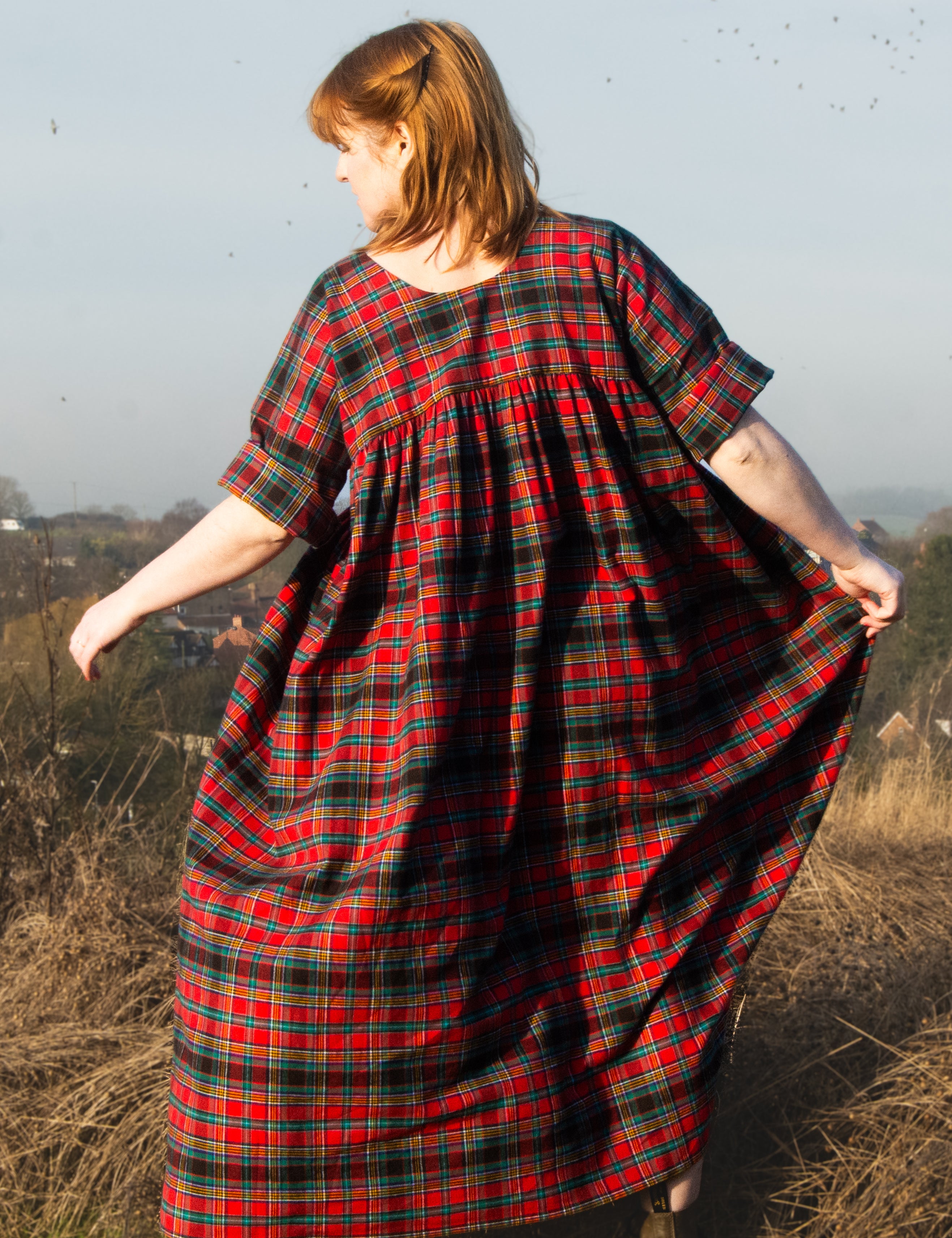 The Everything Dress in Red Tartan - House of Flint