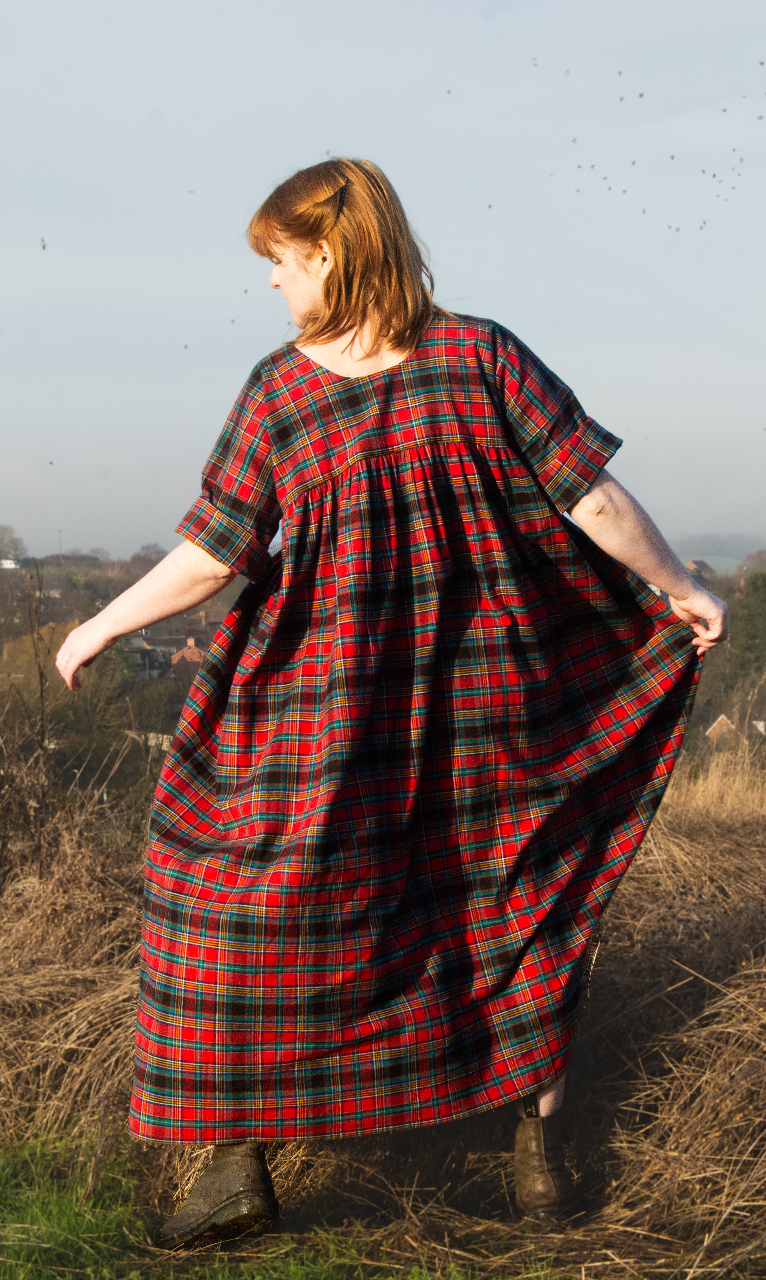 The Everything Dress in Red Tartan - House of Flint