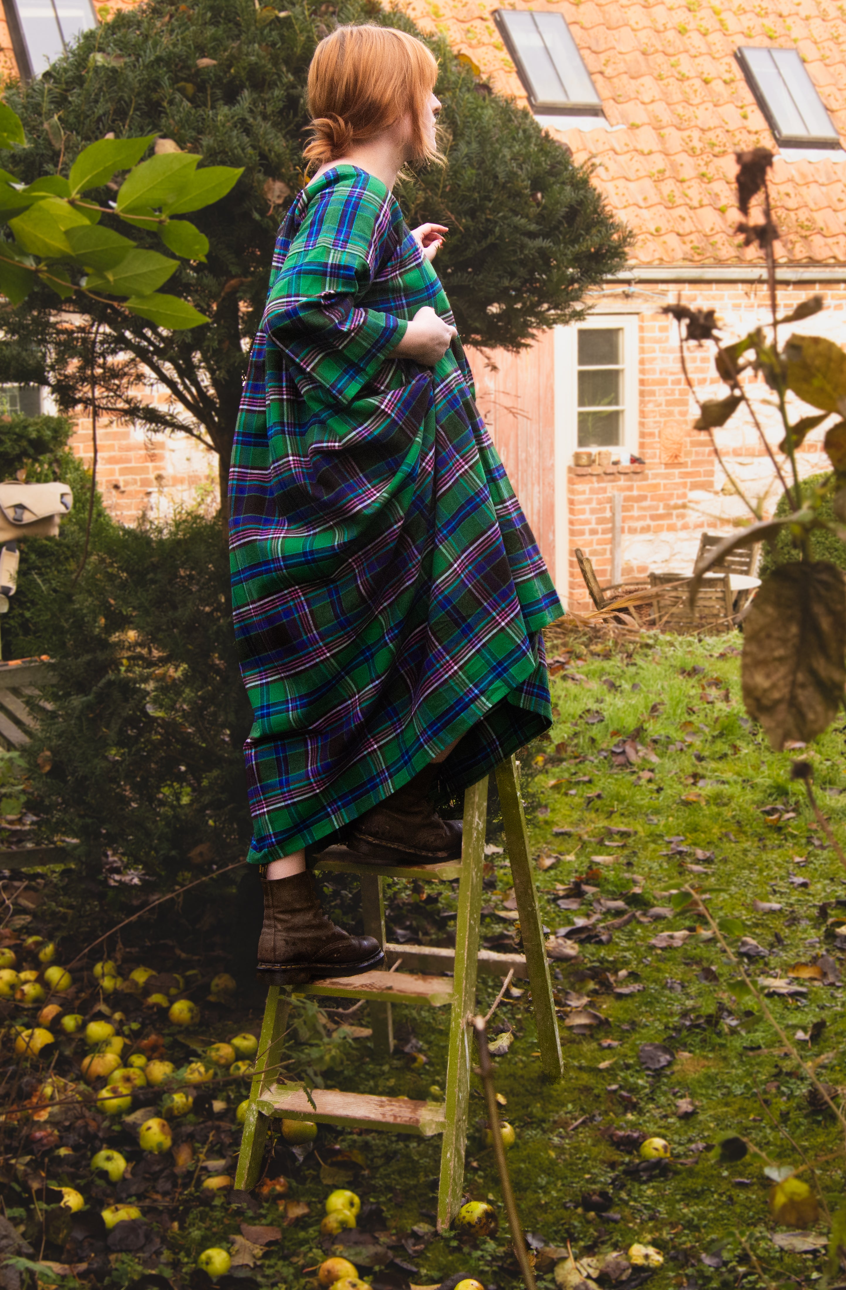 The Everything Dress in Green Tartan - House of Flint