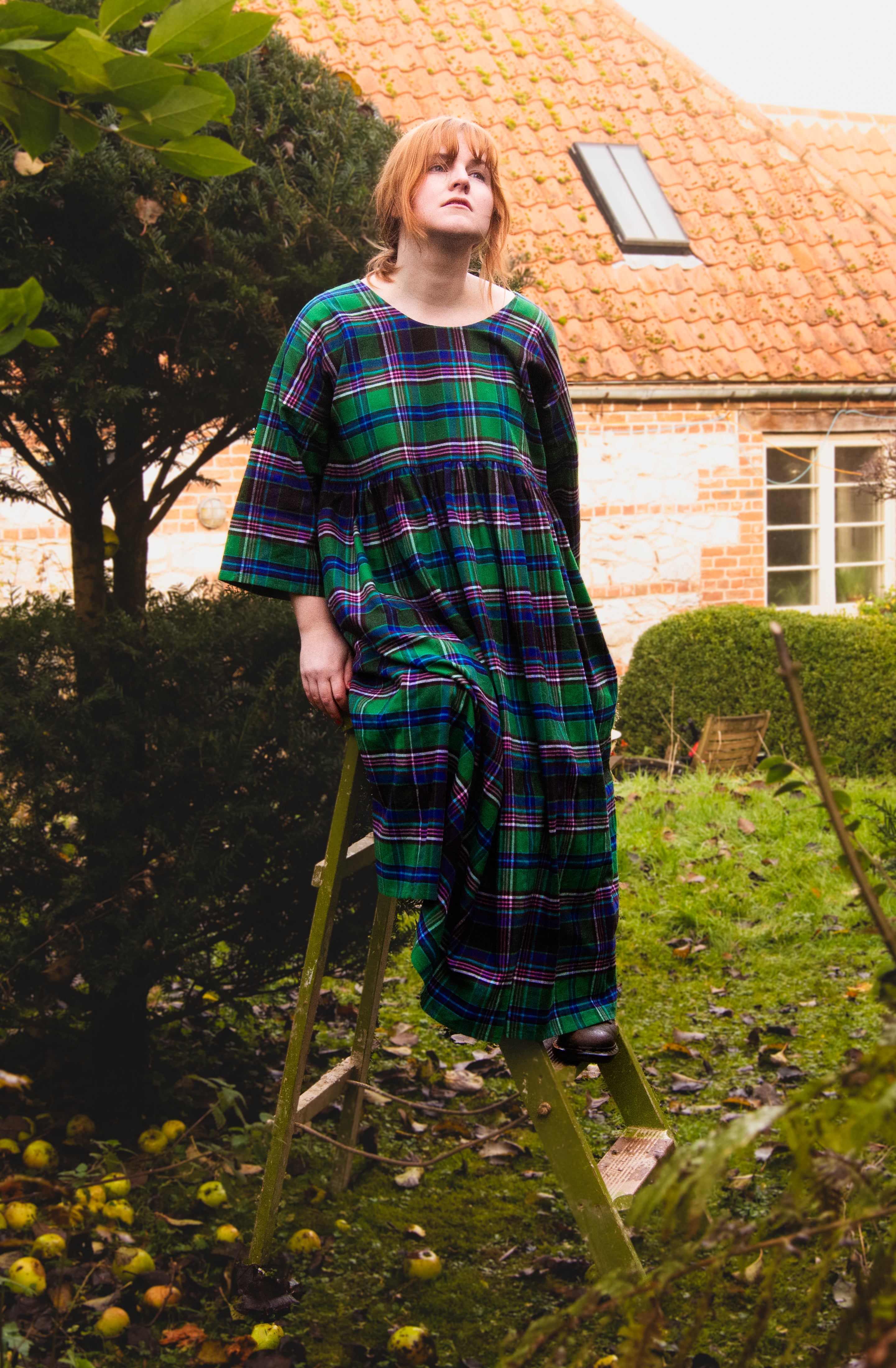 The Everything Dress in Green Tartan - House of Flint