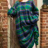 The Everything Dress in Green Tartan - House of Flint