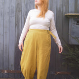 The Avery Trousers in Lemon curd