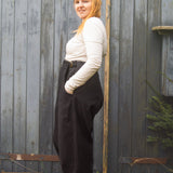 The Avery Trousers in Black - House of Flint