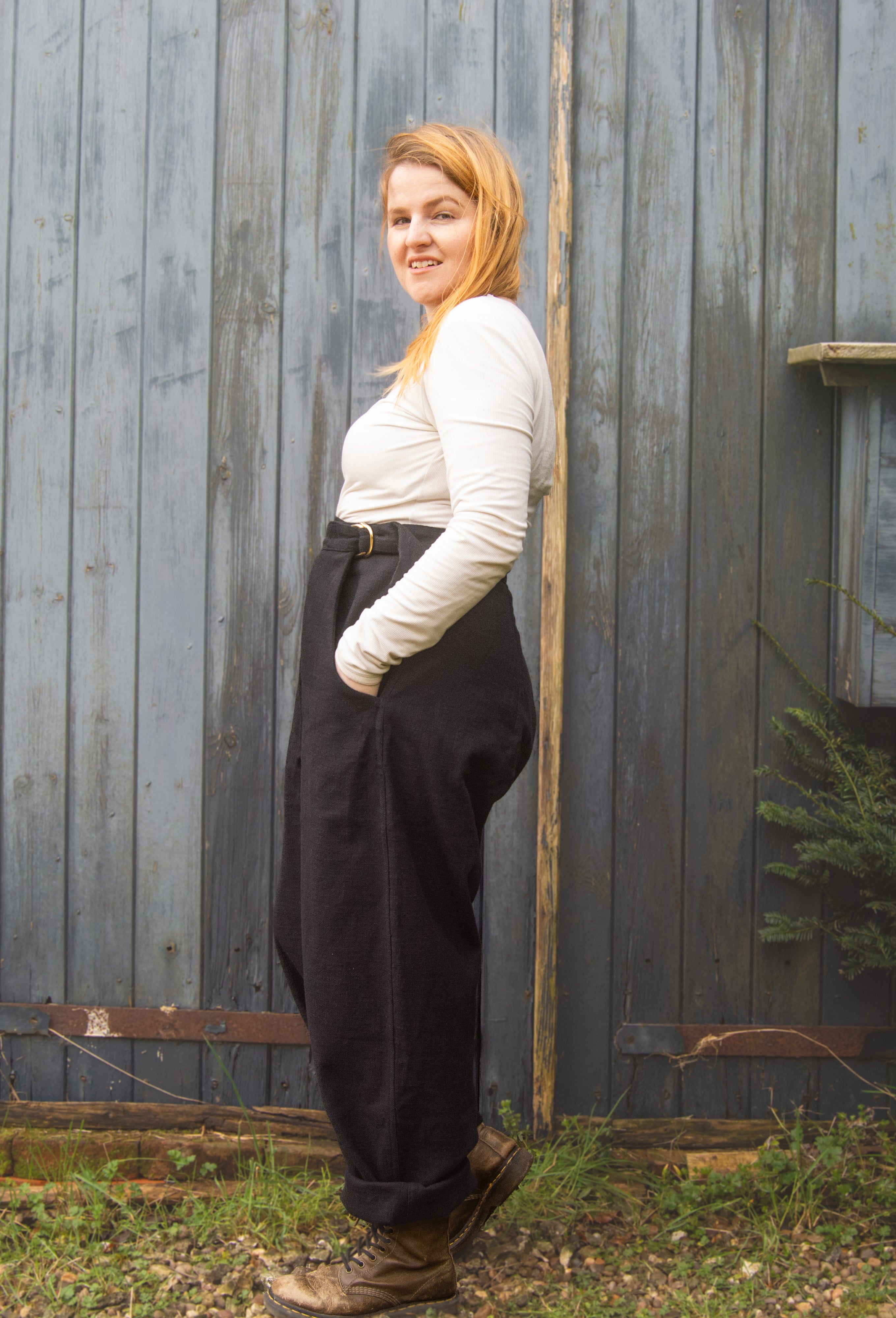 The Avery Trousers in Black - House of Flint