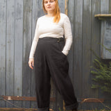 The Avery Trousers in Black - House of Flint