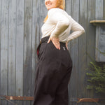 The Avery Trousers in Black - House of Flint