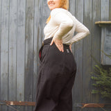 The Avery Trousers in Black - House of Flint