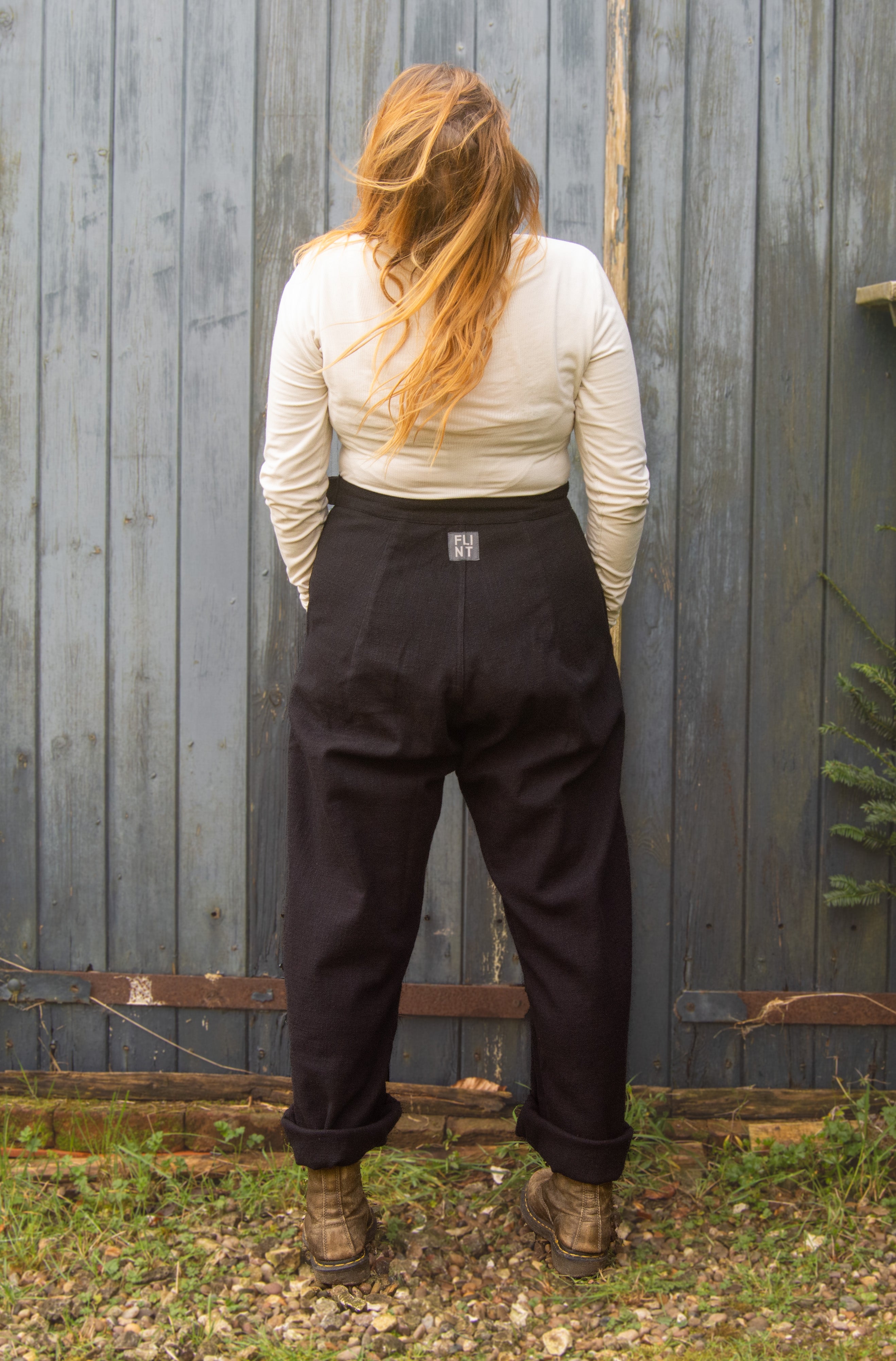 The Avery Trousers in Black - House of Flint