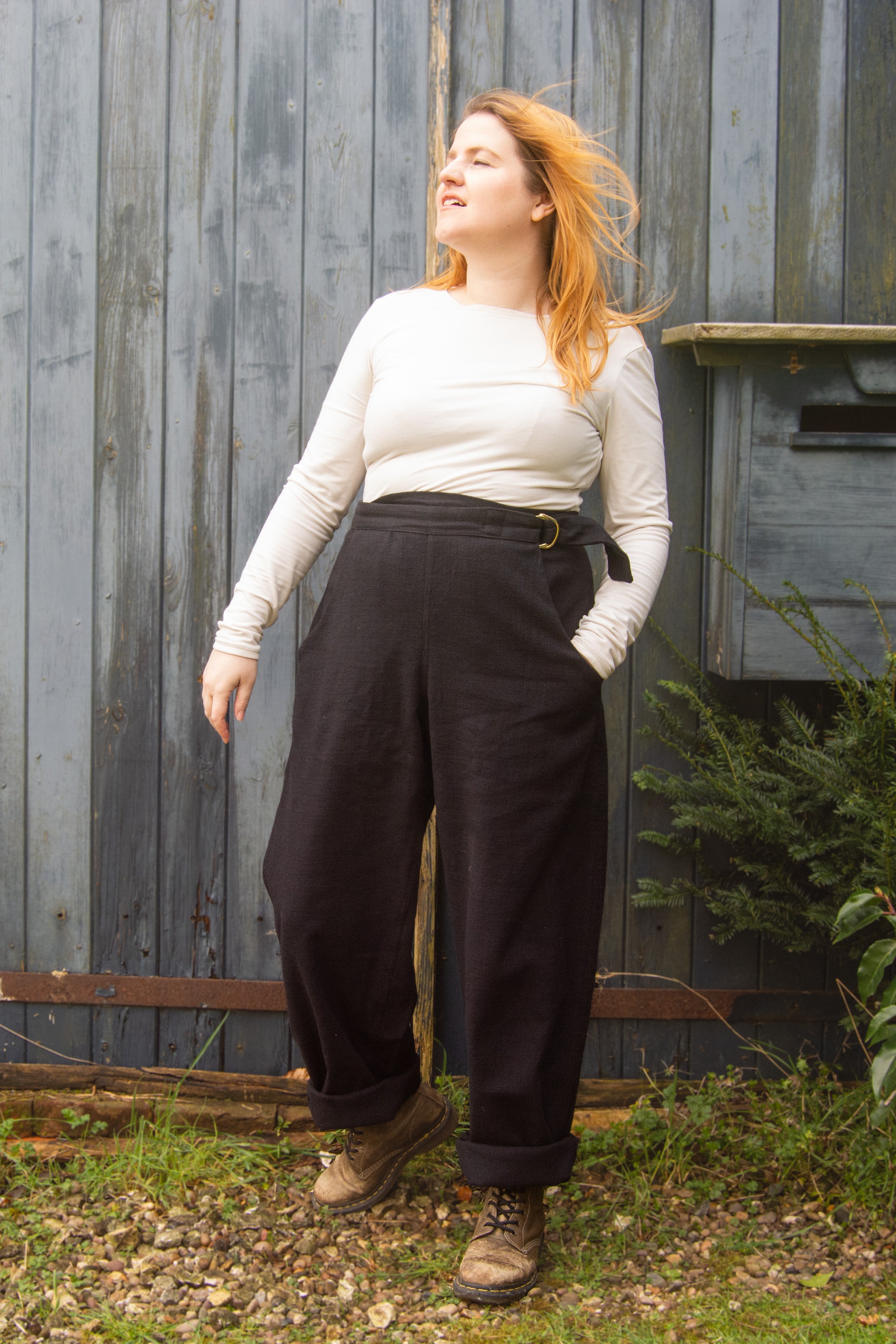 The Avery Trousers in Black - House of Flint