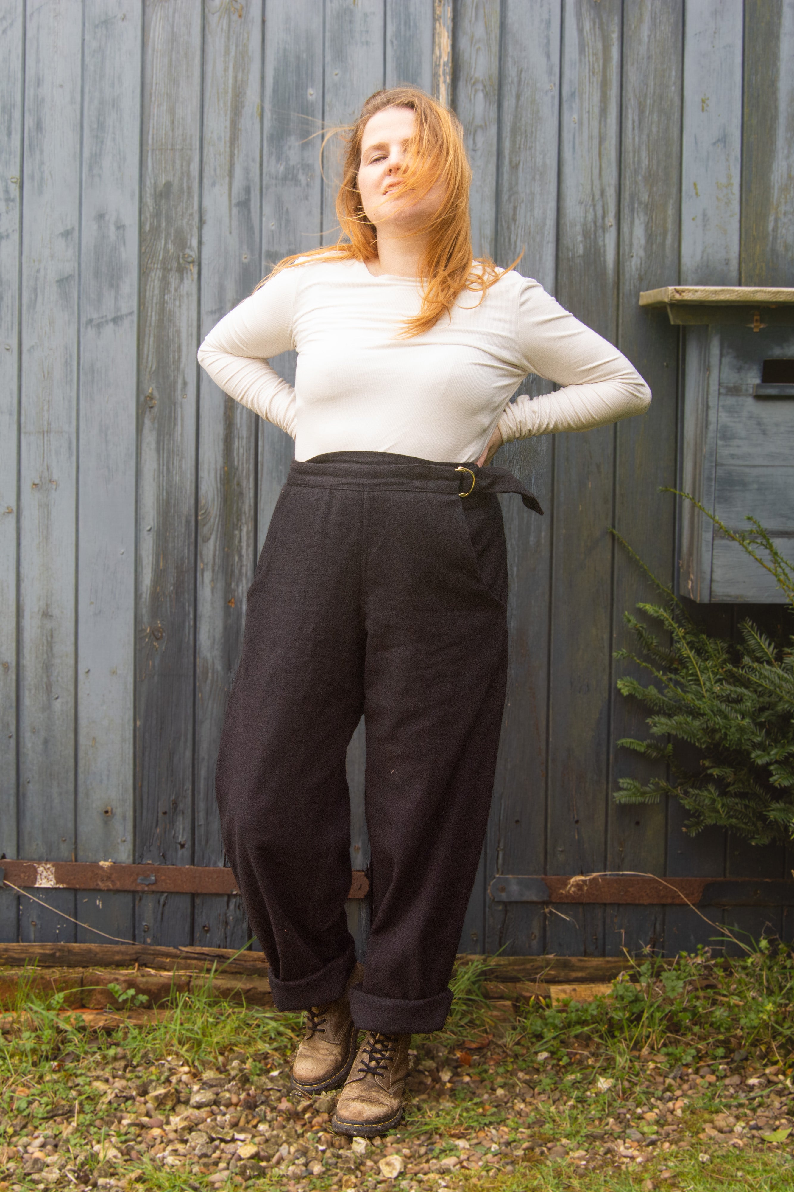 The Avery Trousers in Black - House of Flint