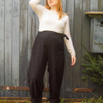 The Avery Trousers in Black - House of Flint
