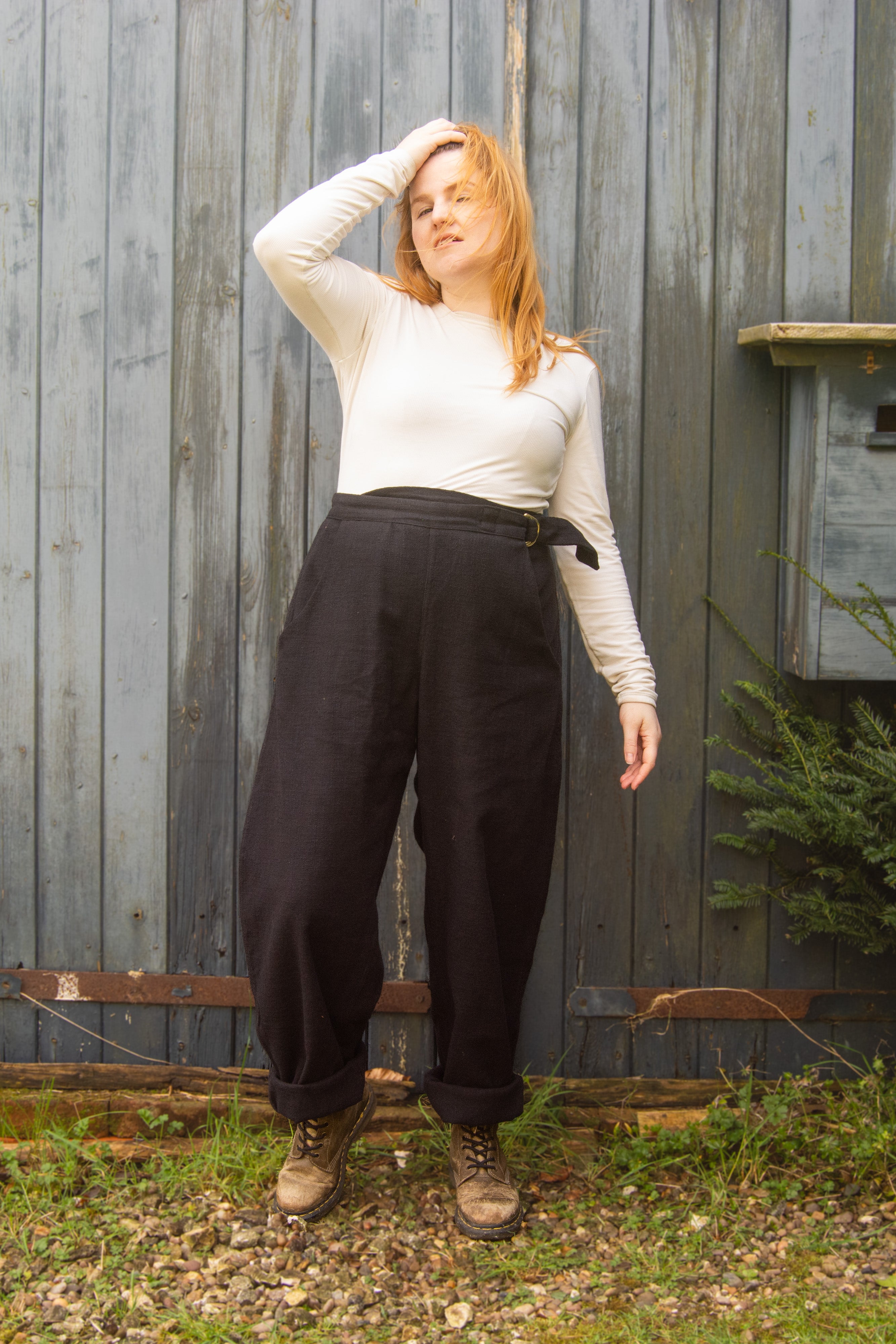 The Avery Trousers in Black - House of Flint