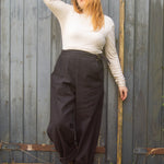 The Avery Trousers in Black - House of Flint