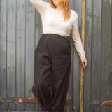 The Avery Trousers in Black - House of Flint
