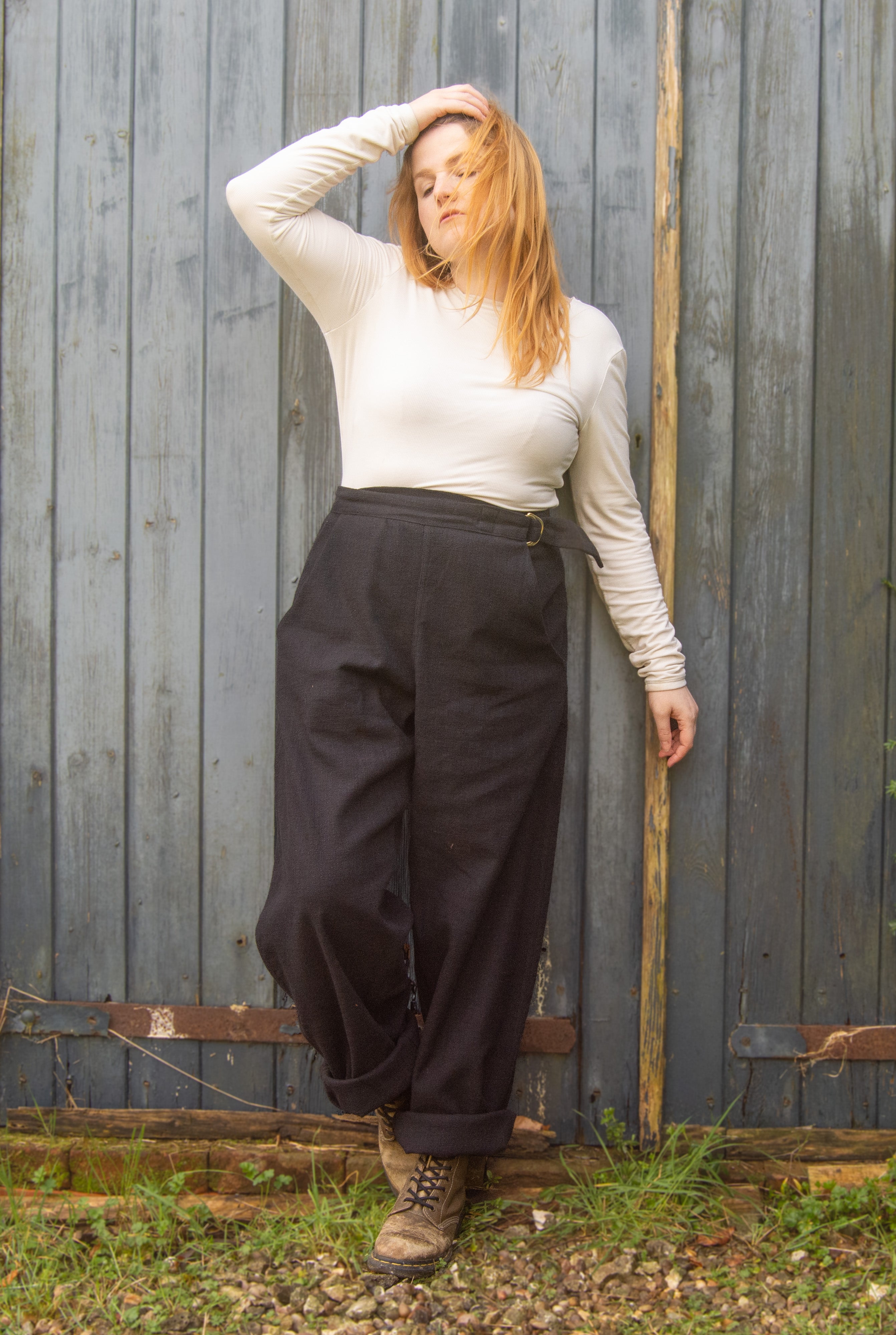 The Avery Trousers in Black - House of Flint