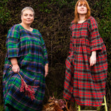 The Everything Dress in Green Tartan - House of Flint