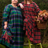 The Everything Dress in Green Tartan - House of Flint