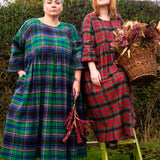 The Everything Dress in Green Tartan - House of Flint