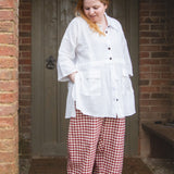 The Good Life Shirt in White Cotton