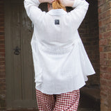 The Good Life Shirt in White Cotton