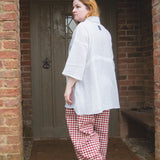 The Good Life Shirt in White Cotton