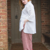 The Good Life Shirt in White Cotton