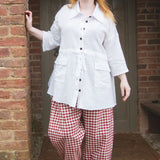 The Good Life Shirt in White Cotton