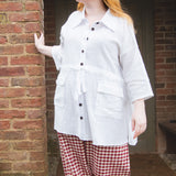 The Good Life Shirt in White Cotton