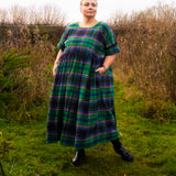 The Everything Dress in Green Tartan - House of Flint