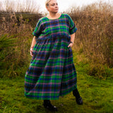 The Everything Dress in Green Tartan - House of Flint