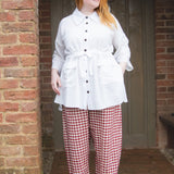 The Good Life Shirt in White Cotton