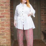 The Good Life Shirt in White Cotton