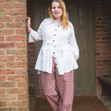 The Good Life Shirt in White Cotton