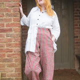 The Good Life Shirt in White Cotton