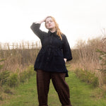 The Good Life Shirt in Black Cotton - ships late March - House of Flint