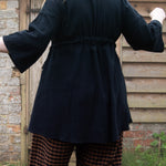 The Good Life Shirt in Black Cotton - ships late March - House of Flint