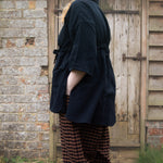 The Good Life Shirt in Black Cotton - ships late March - House of Flint