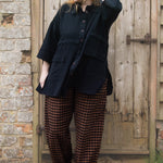 The Good Life Shirt in Black Cotton - ships late March - House of Flint