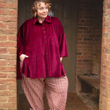 The Good Life Shirt in White Cotton - ships late March - House of Flint