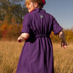 The Shirt Dress in purple linen - pre-order - House of Flint