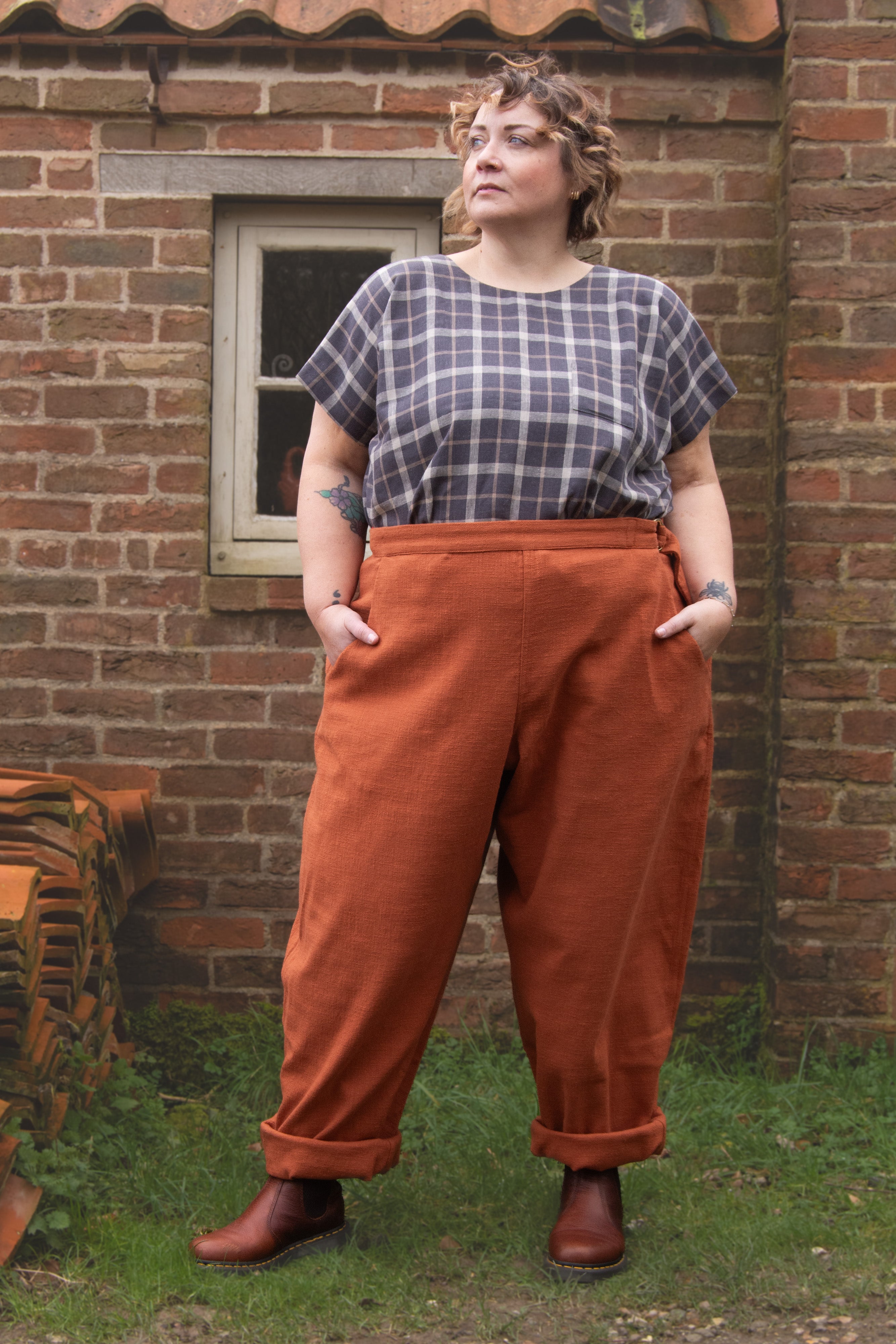 The Avery Trousers in Tile - House of Flint